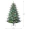 7.5ft. Pre-Lit Collins Fir Artificial Christmas Tree, Color Changing Mini LED Lights by Ashland® - Includes a Tree Storage Bag